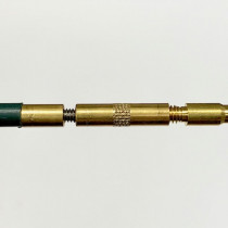 Megaline Brass Tip adapter fem-fem / EU rod-US brush