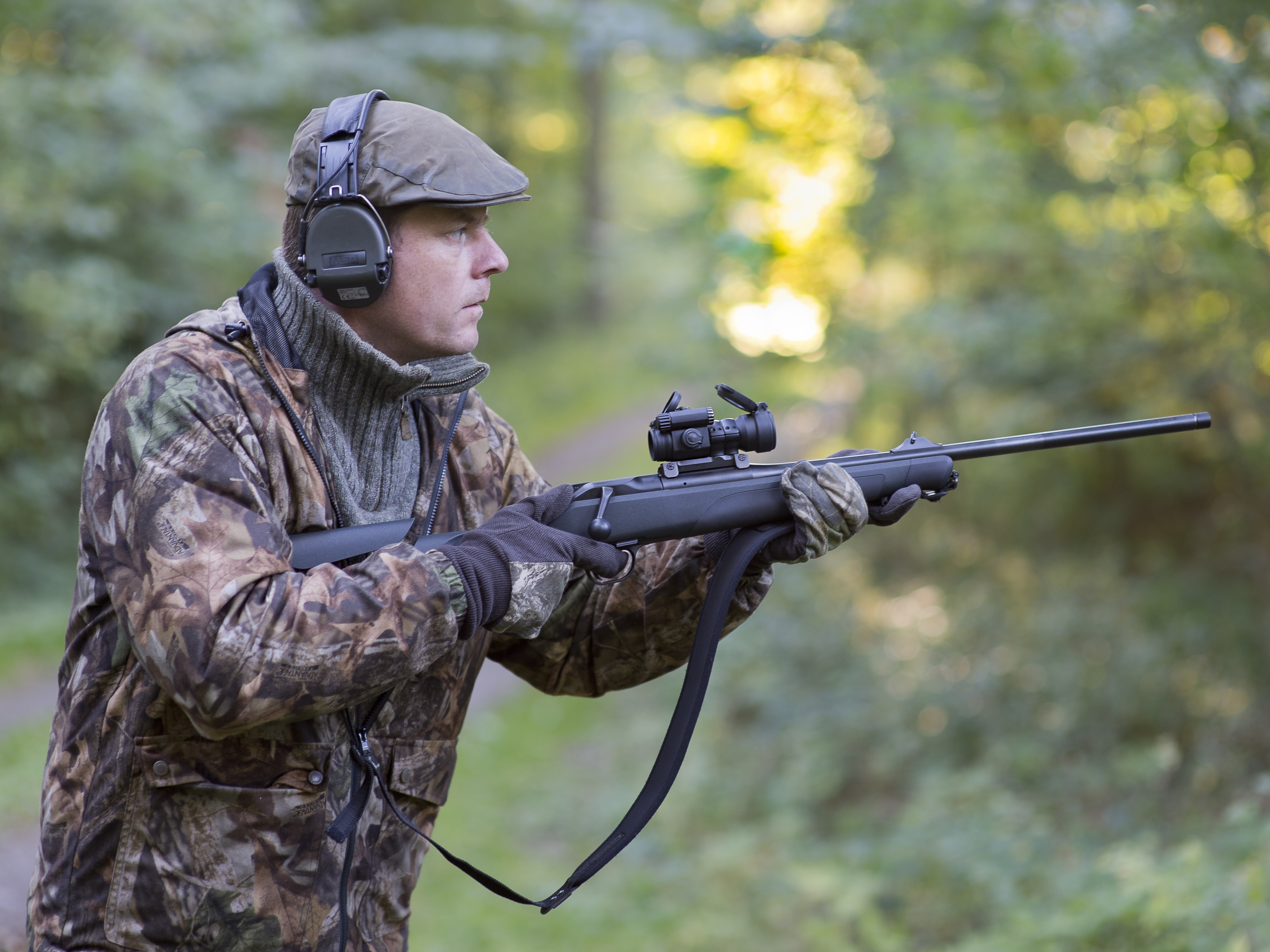 Aimpoint CompC3 and Earmuffs